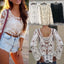 Blusa Crochet Transparencias