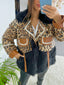 Abrigo AnimalPrint Pailettes