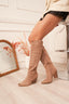 Botas Puntera Oro Camel