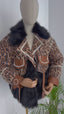 Animal Print Sequins Coat